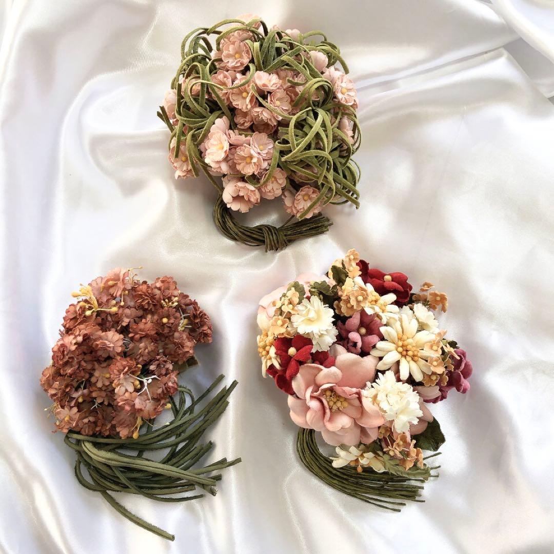 【美品】ピンクハウス カネコイサオ 5点セット 造花コサージュ フラワー