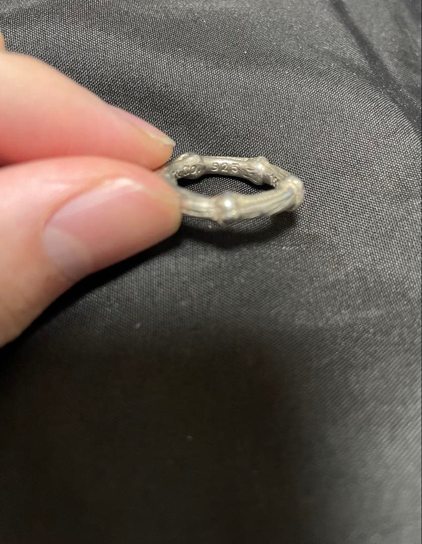 ティファニー バンブー リング Tiffany 7号 ピンキーリング