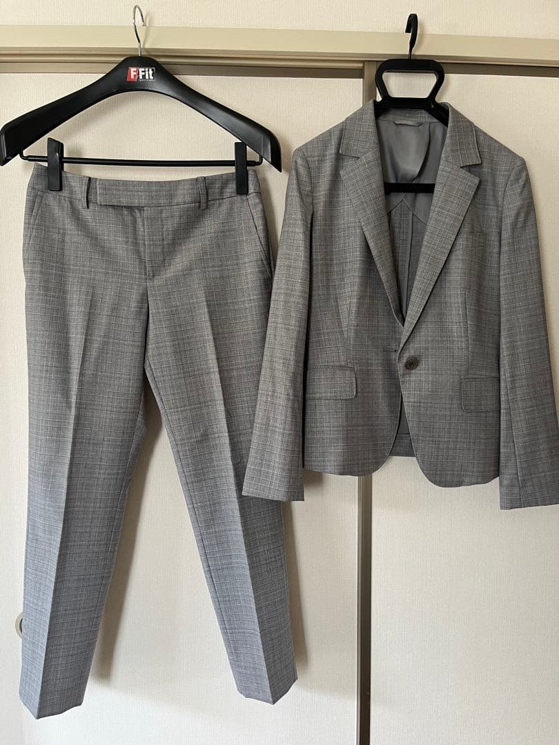 THE SUIT COMPANY グレー ビジネススーツ パンツセット