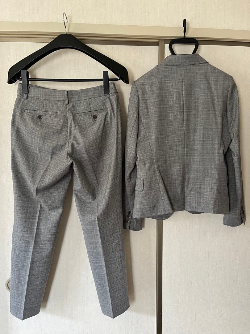 THE SUIT COMPANY グレー ビジネススーツ パンツセット