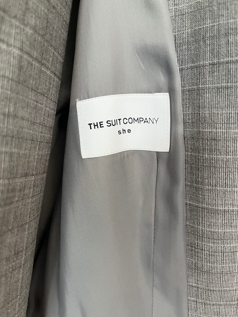 THE SUIT COMPANY グレー ビジネススーツ パンツセット