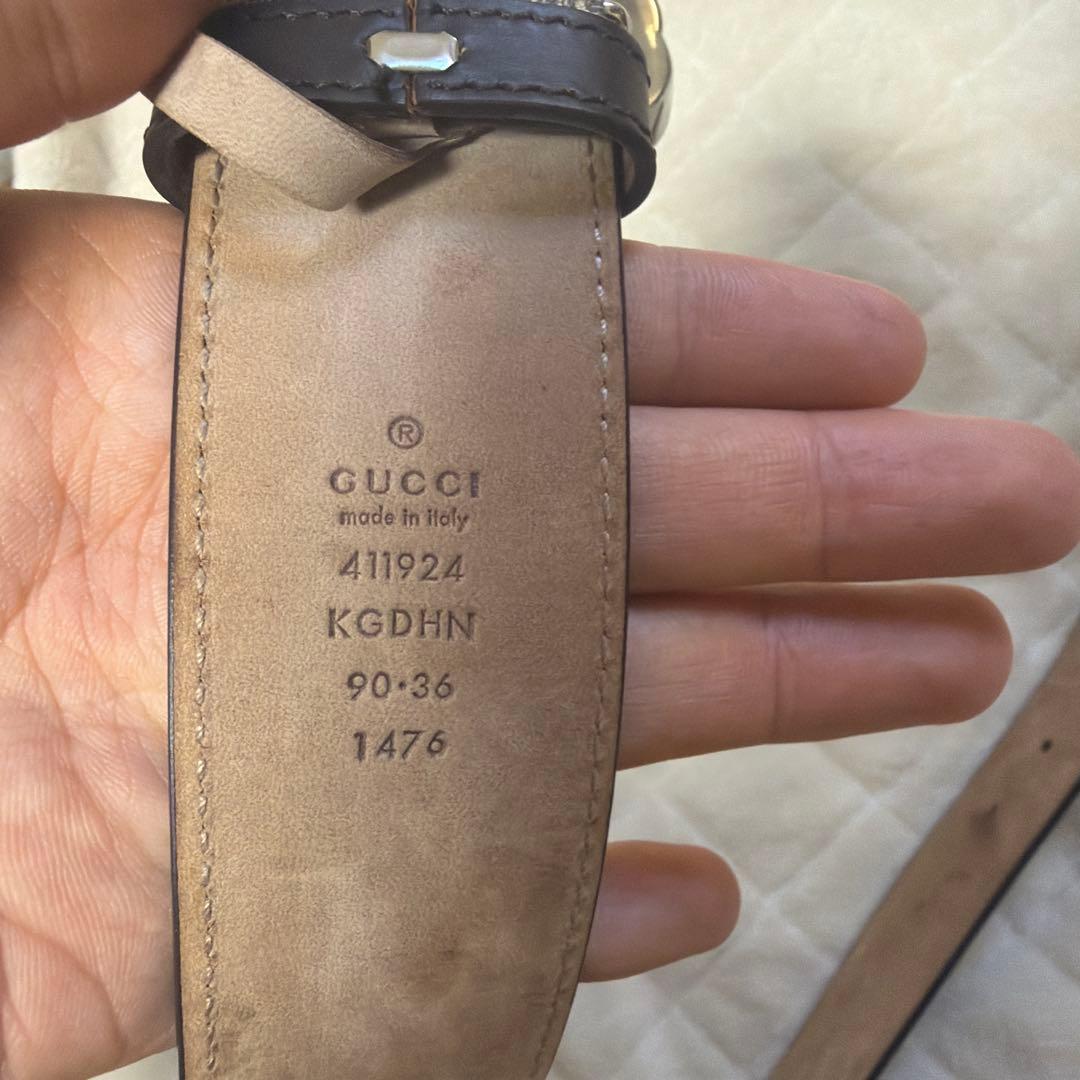 GUCCI GGパターン ベルト 90/36