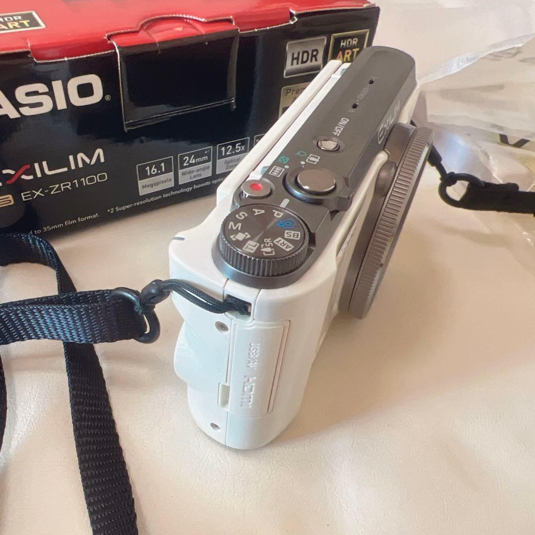 【美品】CASIO EX-ZR1100 ホワイト