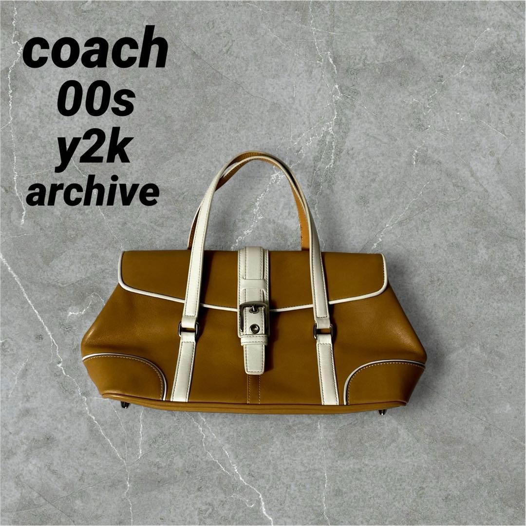 バッグ 00s Coach y2k archive soho rare color