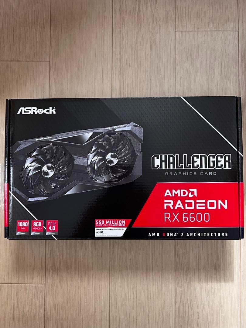 その他 ASRock RADEON RX 6600 CHALLENGER D 8GB