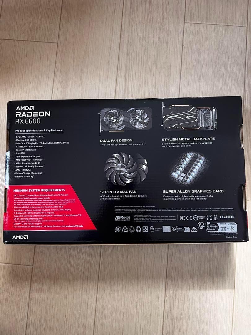 その他 ASRock RADEON RX 6600 CHALLENGER D 8GB