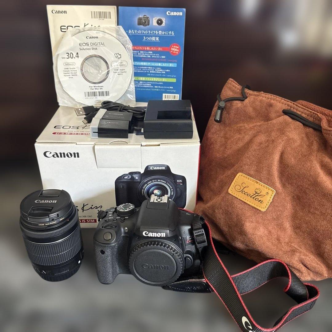 デジタルカメラ EOS Kiss X8i EF-S 18-55 IS STM Kit