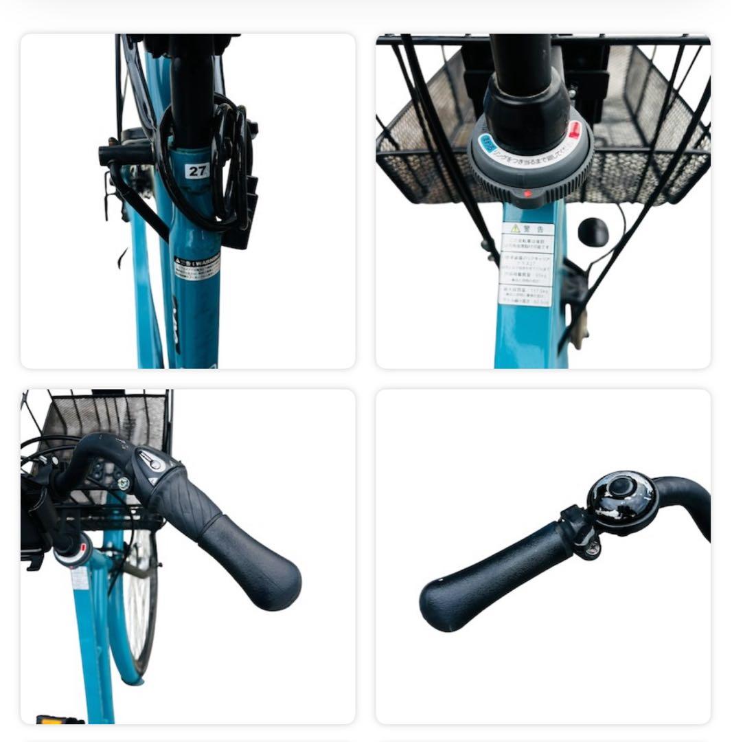 【大阪限定】大阪市 自転車　27インチ　エメラルドグリーン　綺麗です