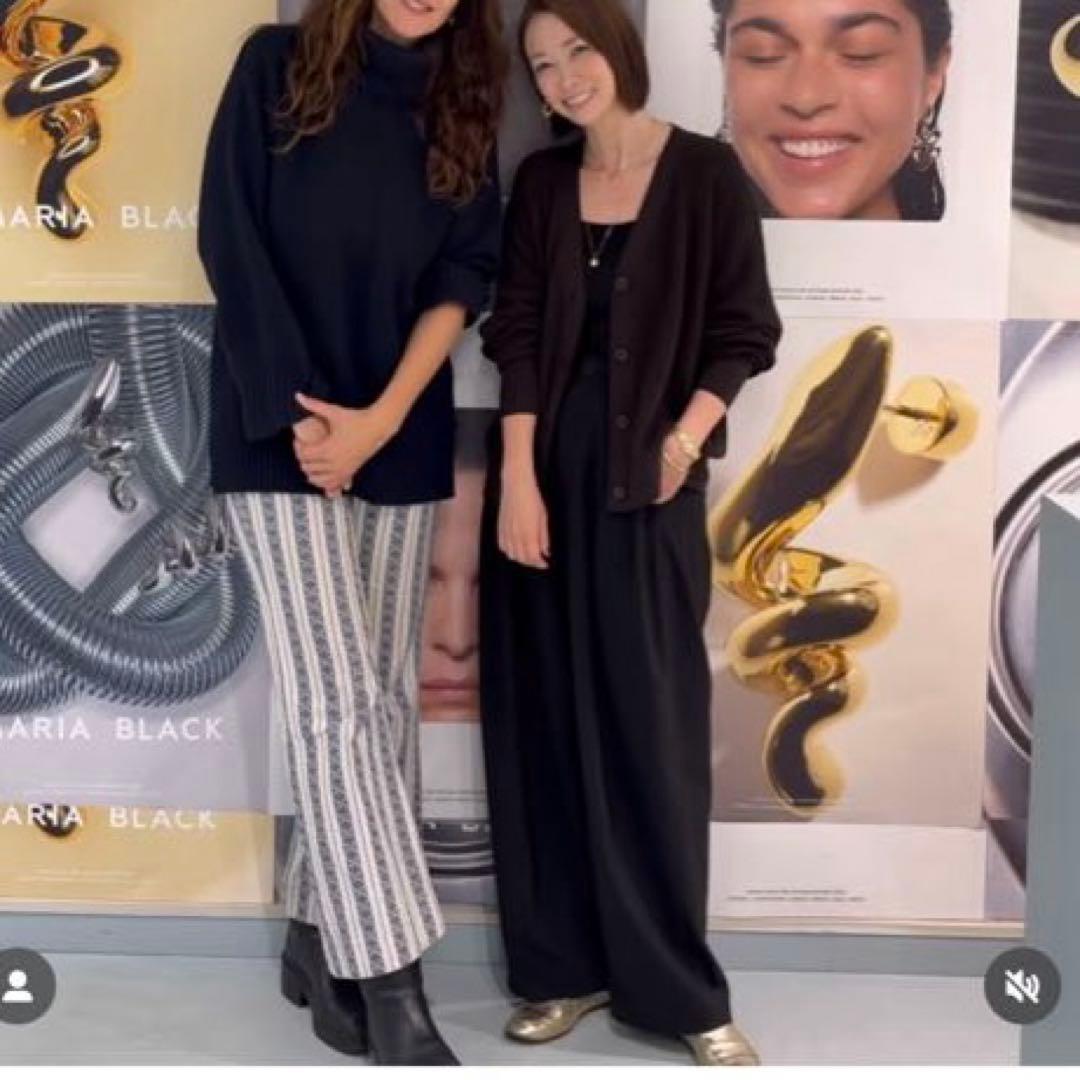 【辺見えみりさん着用】TOD'Sロンハーマン24cmコラボローファー37ゴールド