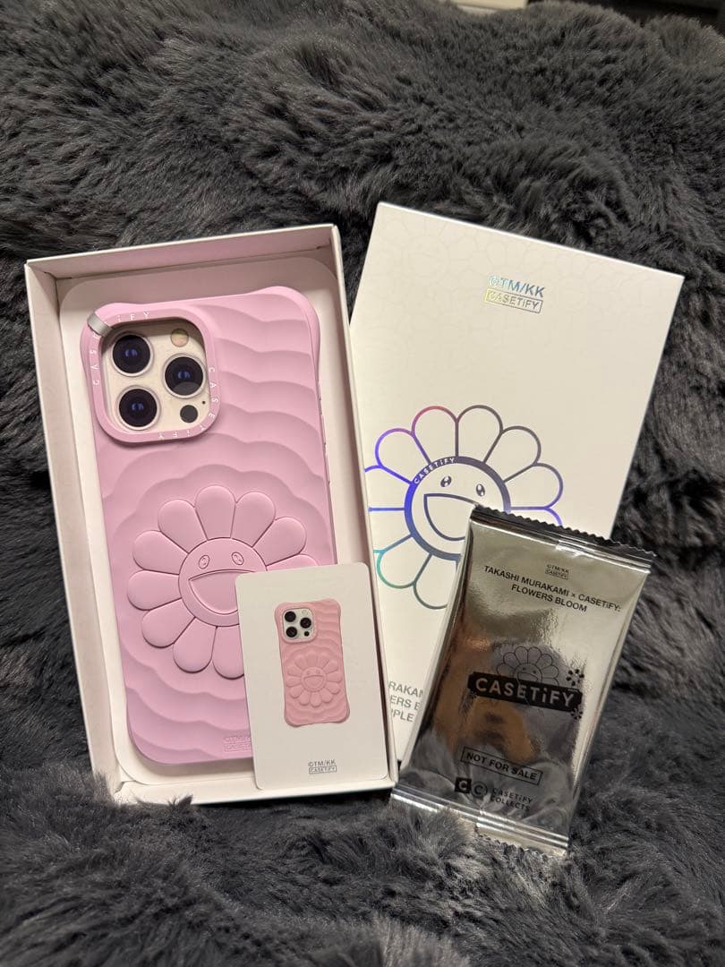 新品【村上隆x CASETiFY】 FLOWERSBLOOM ピンク