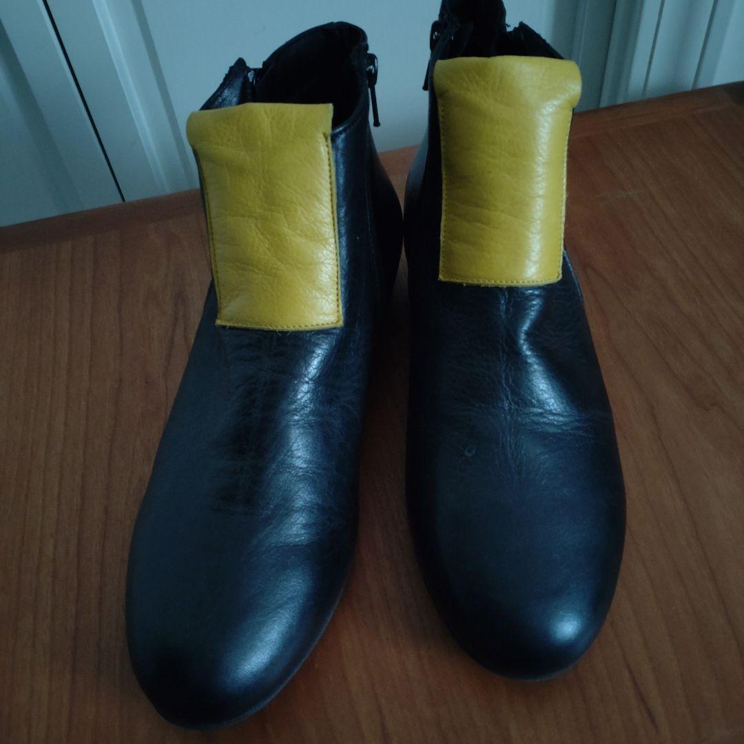 新品、futabayaフタバヤのイタリア製アンクルブーツ