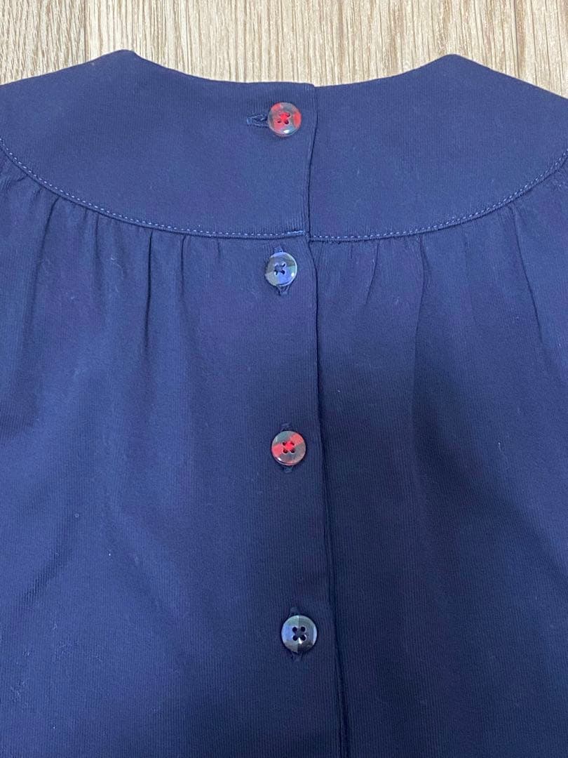 ファミリア ネイビー ワンピース 現行品 90cm