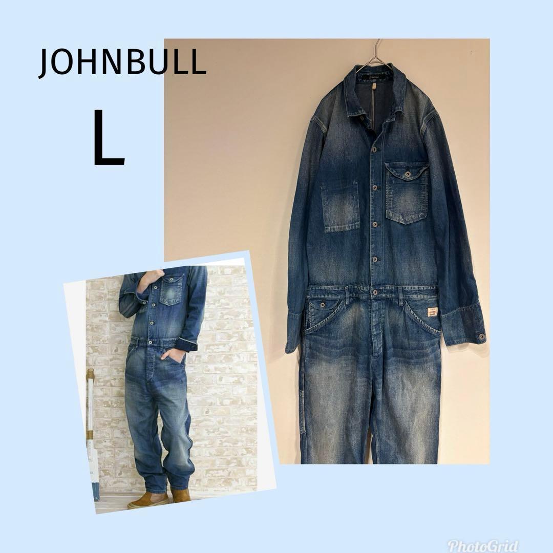 ジョンブル　ライトオンスデニム エンジニア オーバーオール オールインワン