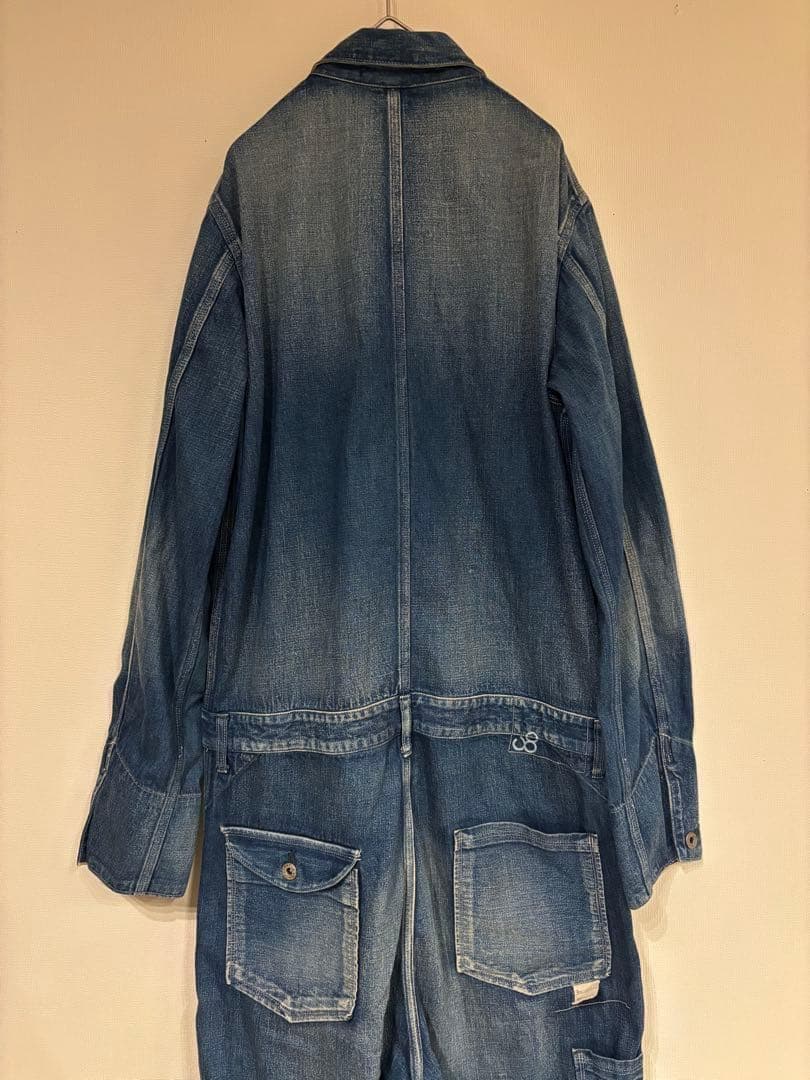 ジョンブル　ライトオンスデニム エンジニア オーバーオール オールインワン