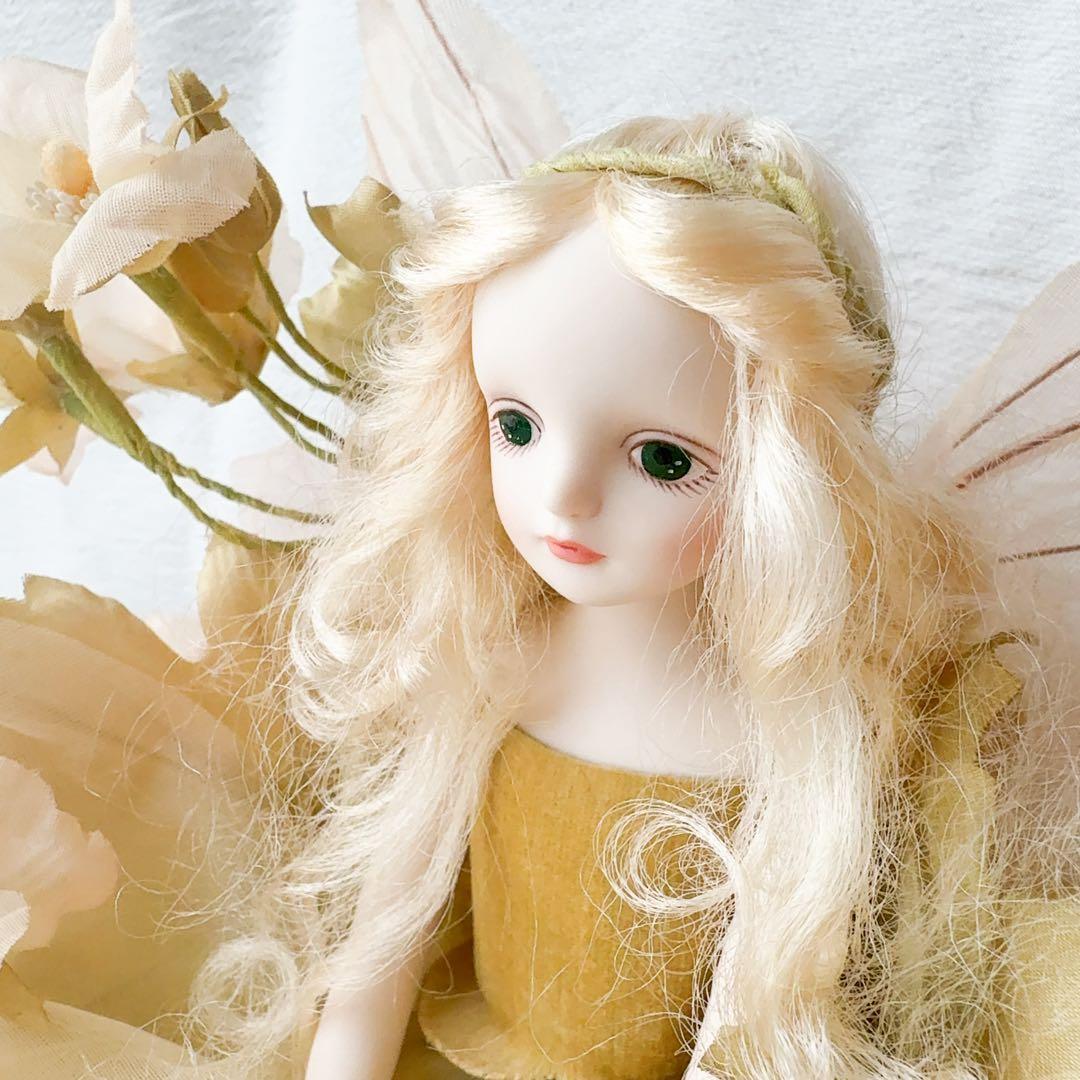 「マギー」若月まり子　妖精ビスクドール4体セット　エルフィン・フロ－リ－