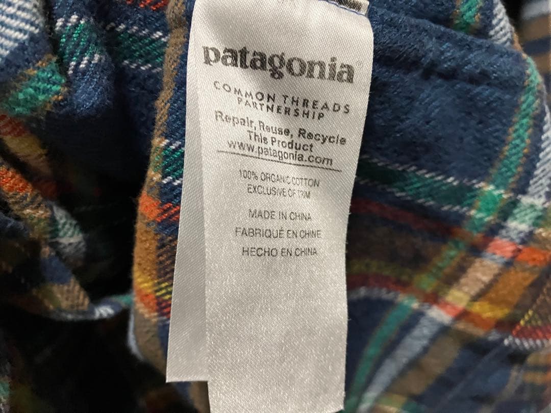 patagonia FA16 フィヨルド フランネルシャツ L surfチェック