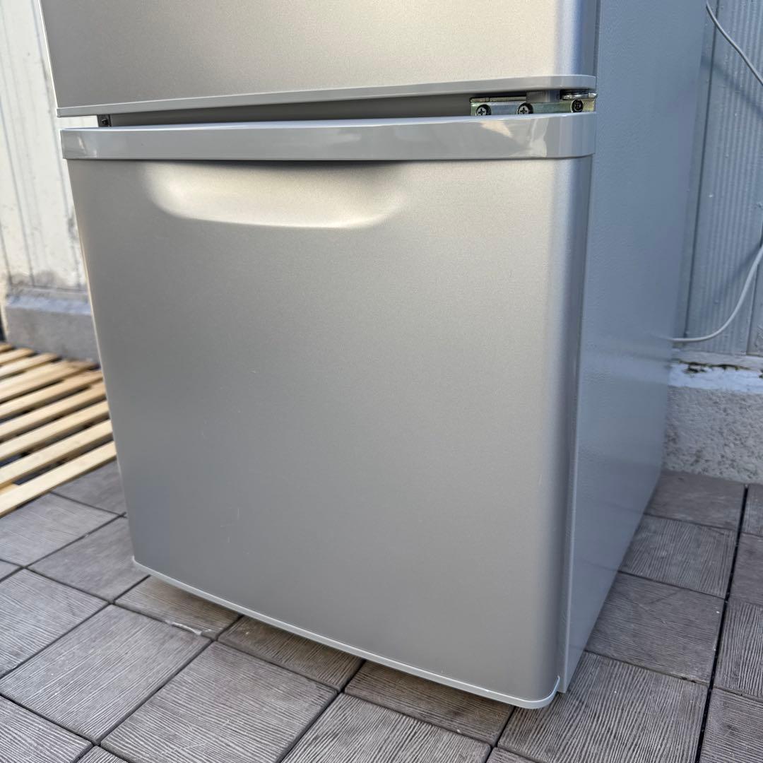 Panasonic 138L パーソナル冷蔵庫 2ドア 霜取り不要 シルバー