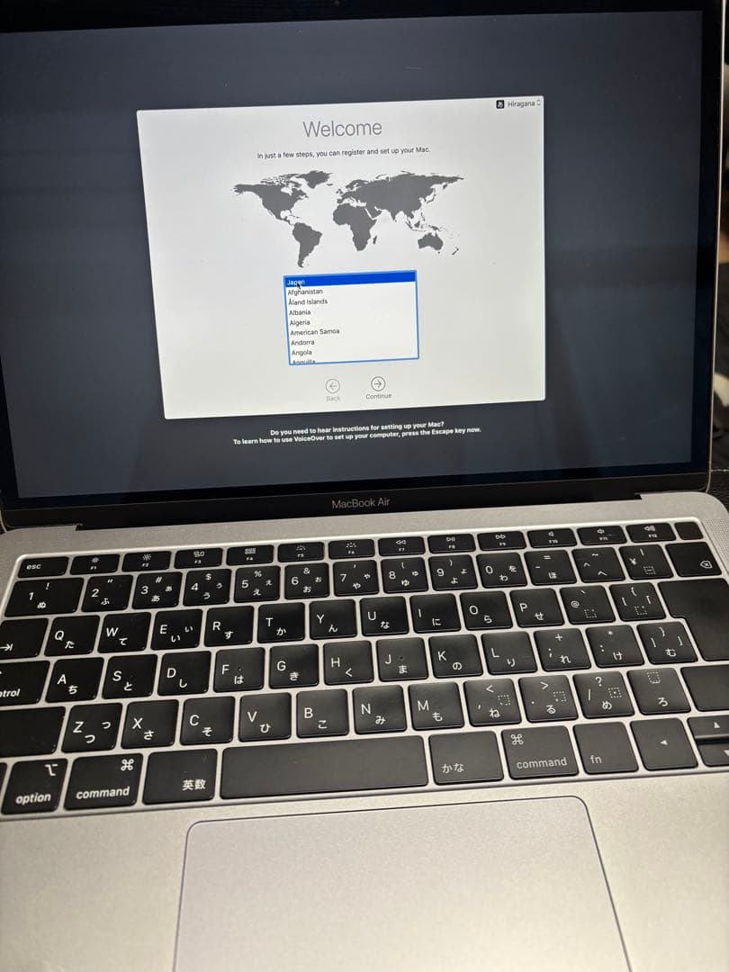 MacBook本体 MacBook Air 2018 air 128GB