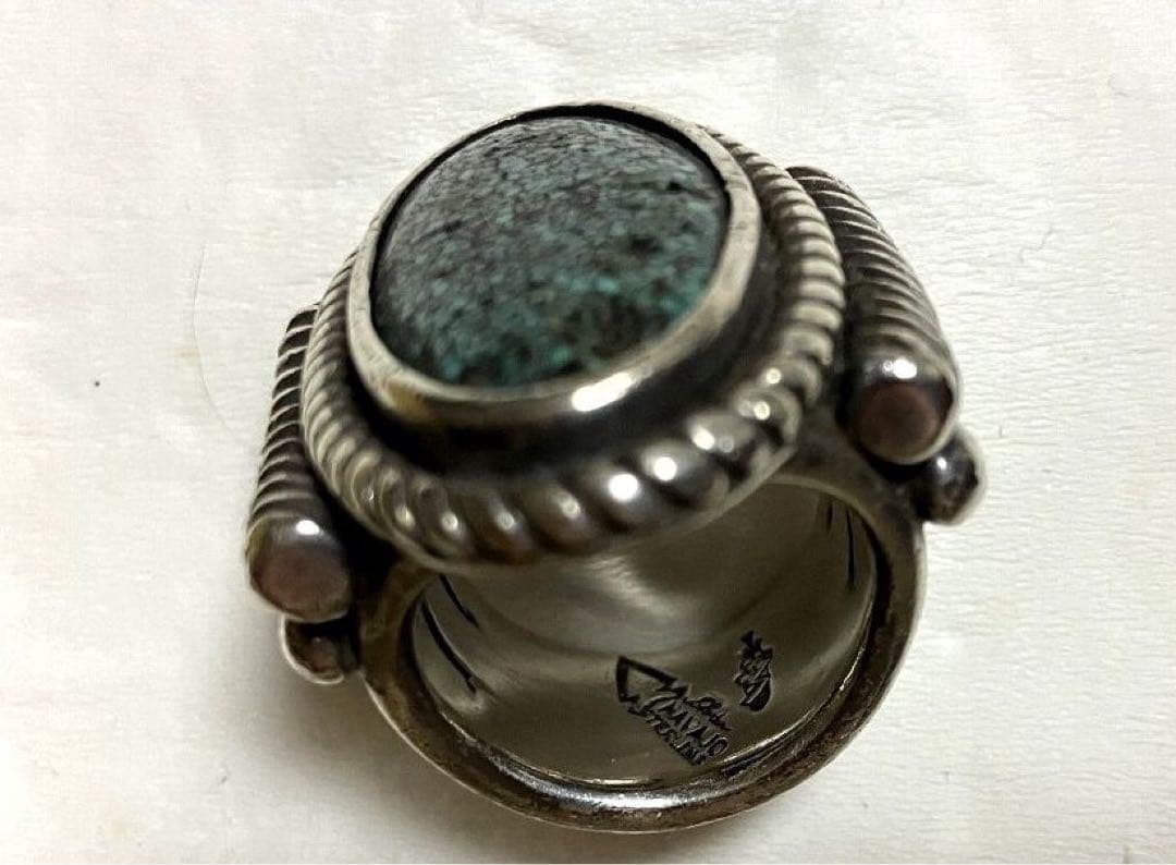 NAVAJO ナバホ ターコイズリング スタンレイパーカー