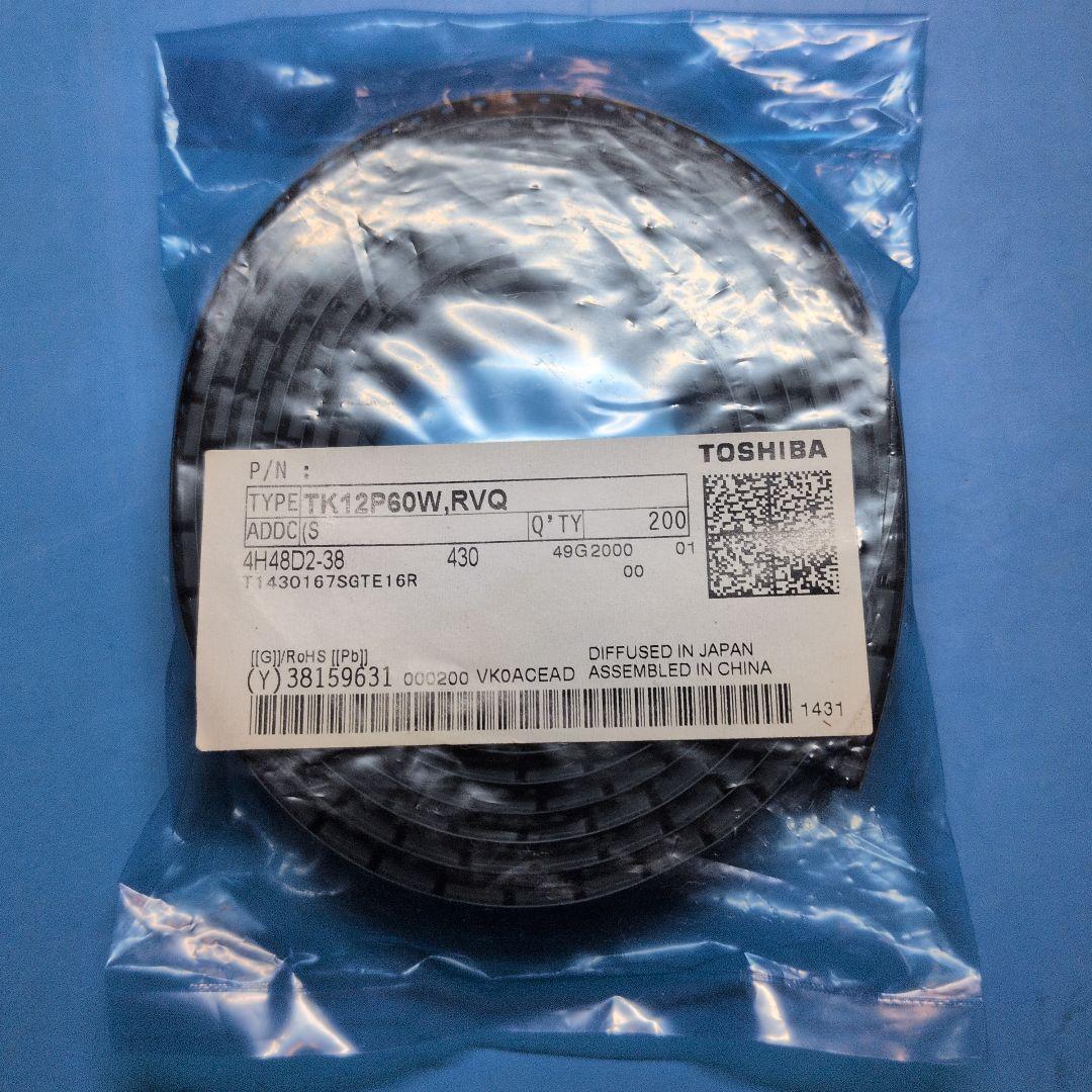 その他 200pcs Toshiba TK12P60W,RVQ MOSFET