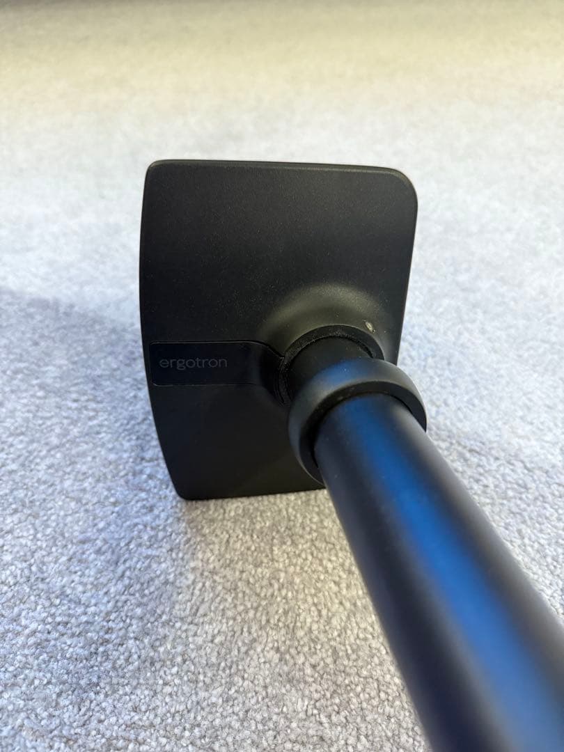 エルゴトロンLXデスクマウントアームブラックデュアル用