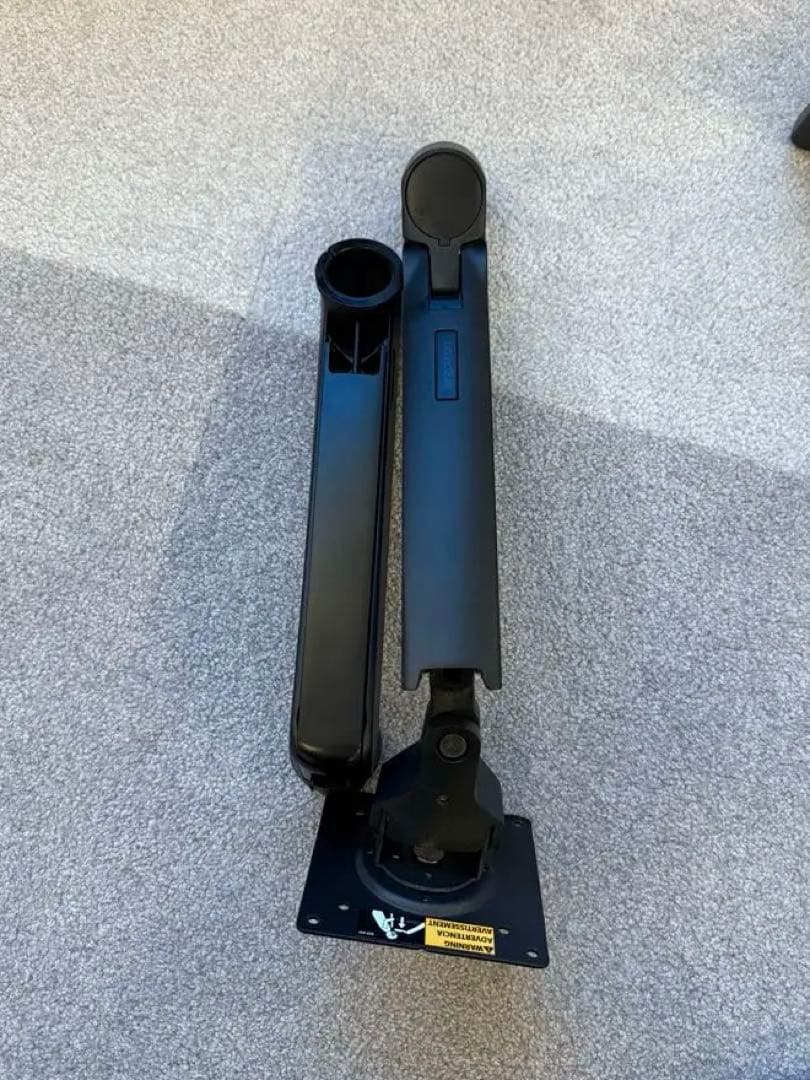 エルゴトロンLXデスクマウントアームブラックデュアル用