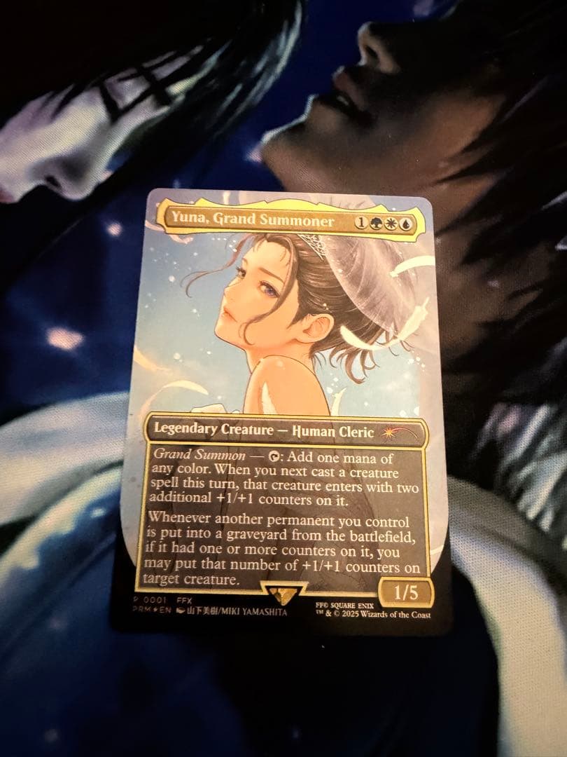 MTG 大召喚士、ユウナ　コマンダーリーグ　プロモ 英語版