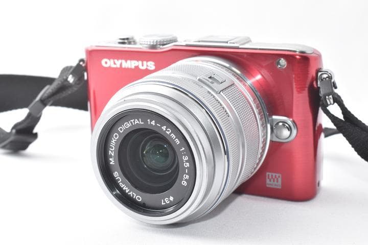 OLYMPUS PEN E-PL3 レッド レンズキット