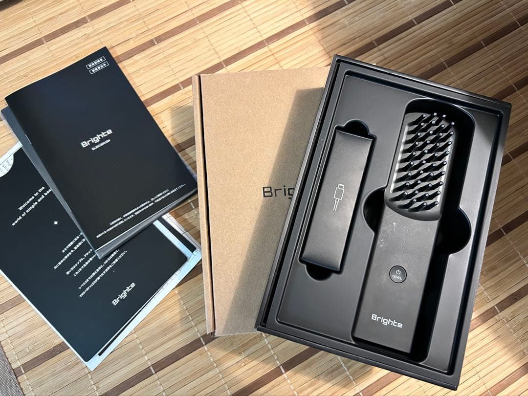 Brighte 美顔器 温熱機能付き ブラック