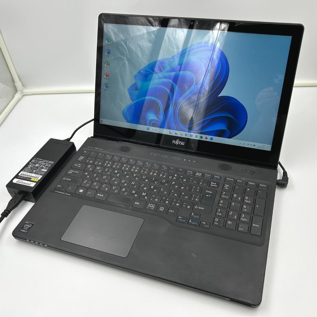 ノートパソコン windows11 オフィス付き core i7 AH77/RB