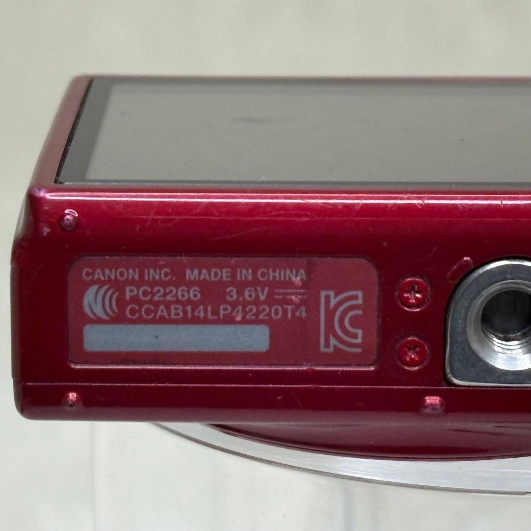 Canon IXY 190 PC2266 充電器　レッド コンデジ　訳あり