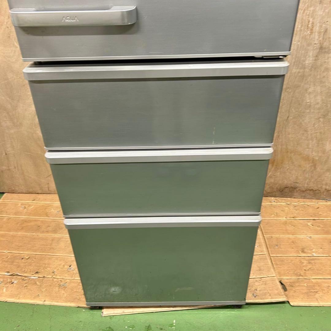 500 AQUA 大型冷蔵庫　355L 右開き　4ドア　家庭用