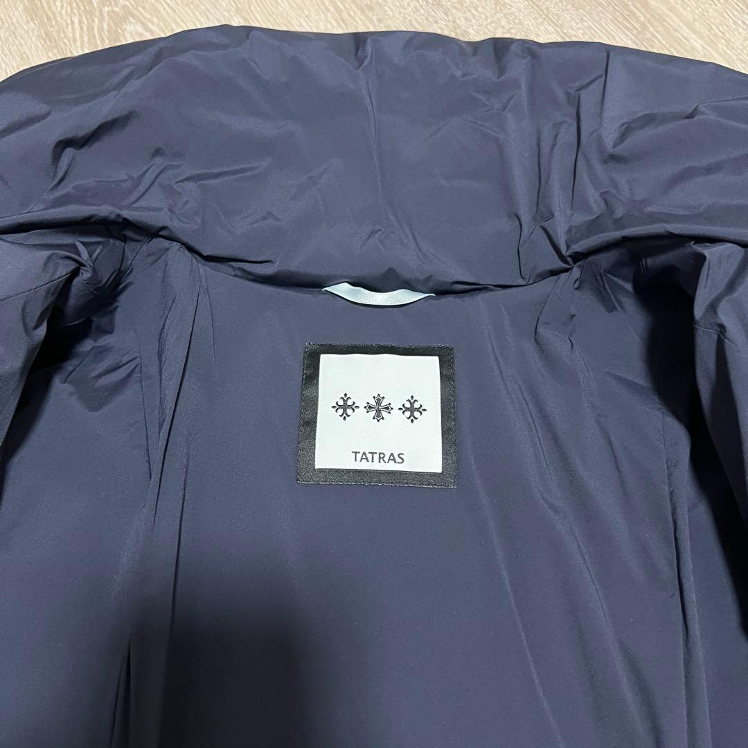 TATRAS ネイビー ダブルブレスト ダウンコート(サイズ01)