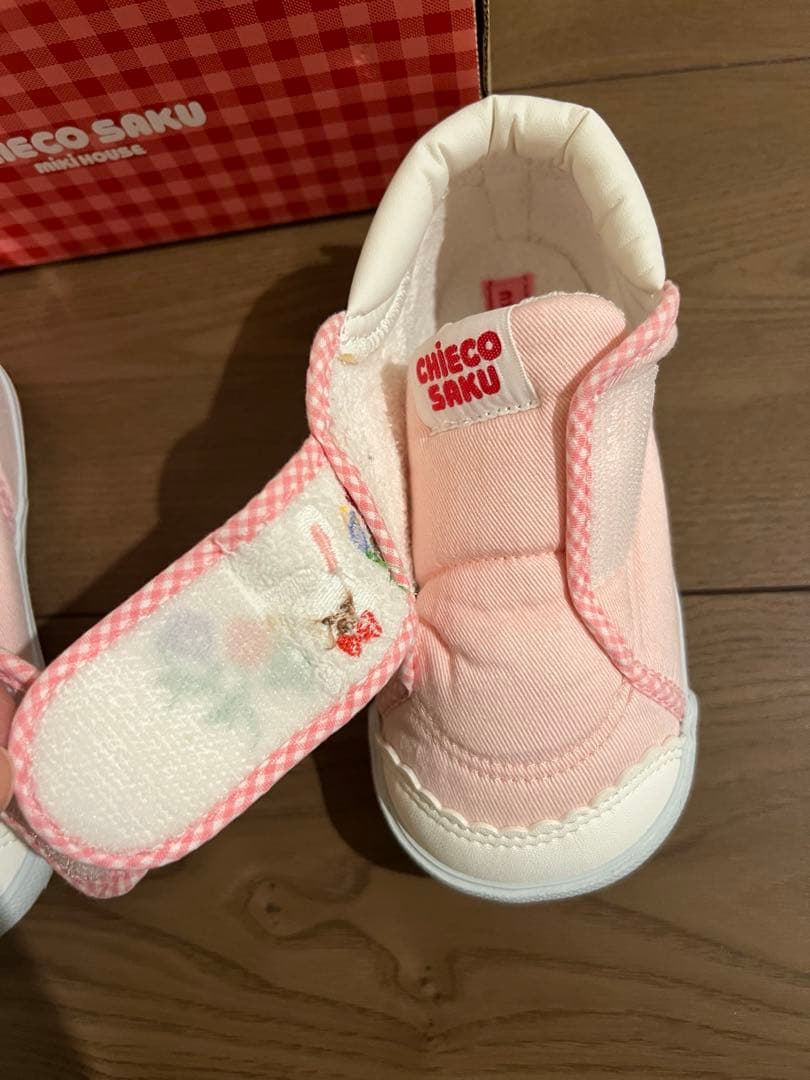 ミキハウス　CHIECO SAKU ピンク セカンドシューズ　16cm