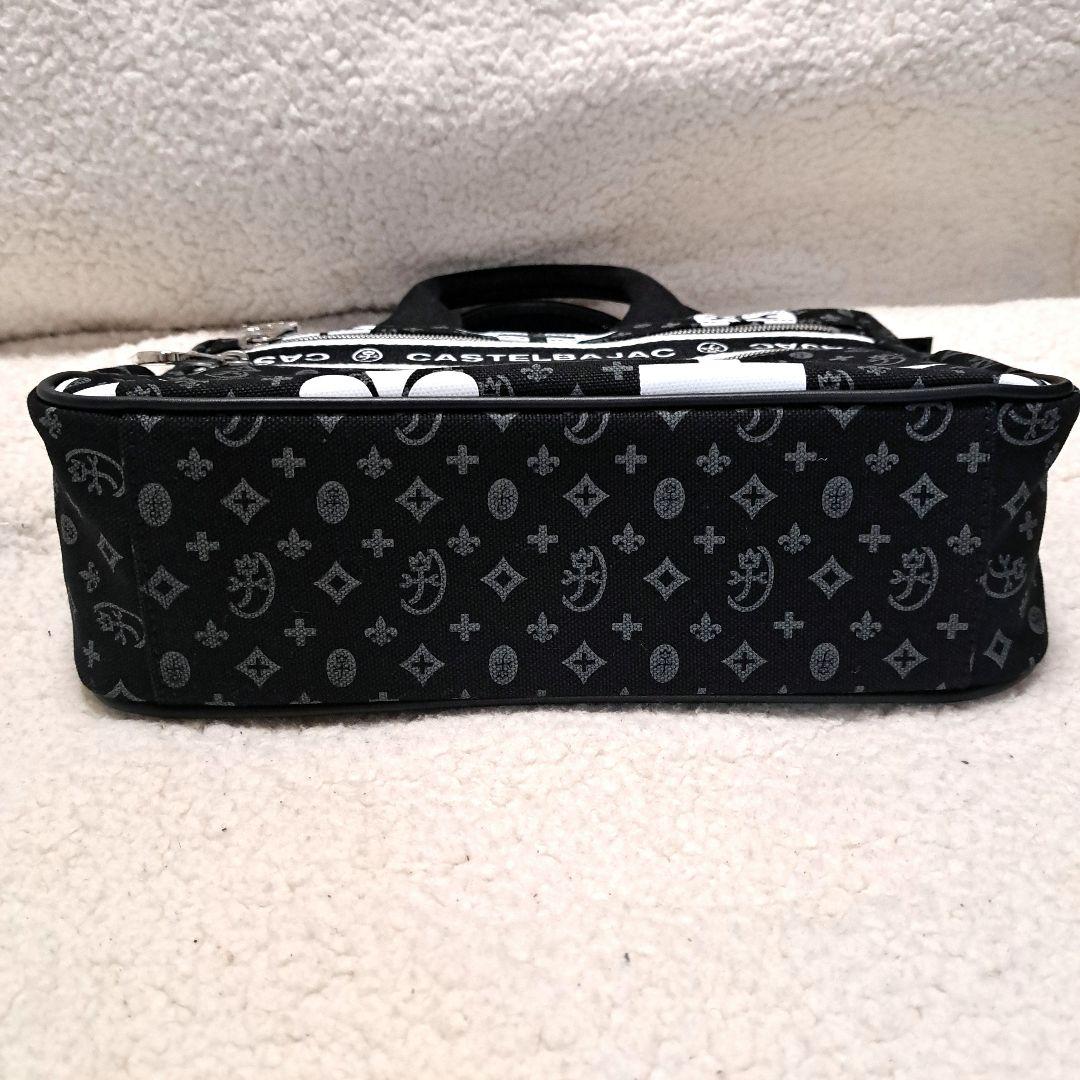 【極美品】カステルバジャック ニース ミニトートバッグ 038511 ブラック