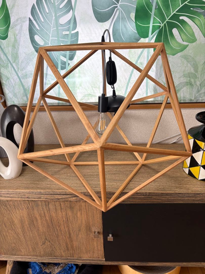 アートワークスタジオ プリモウッドペンダント ナチュラル Lサイズ展示品