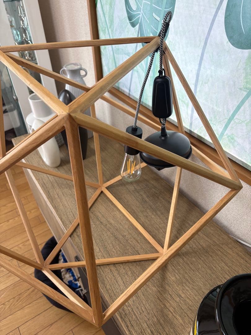 アートワークスタジオ プリモウッドペンダント ナチュラル Lサイズ展示品