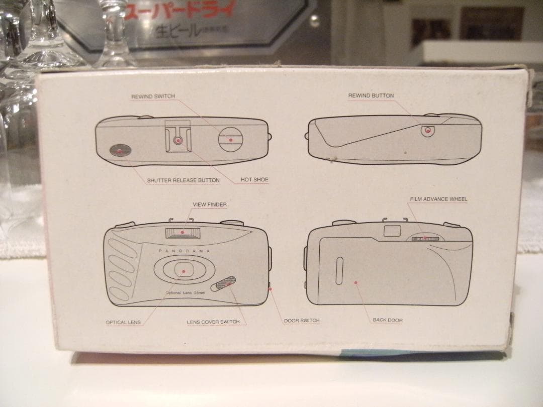 未使用★昭和レトロ★80年代★パノラマカメラ フイルムカメラ★海外 観光 風景