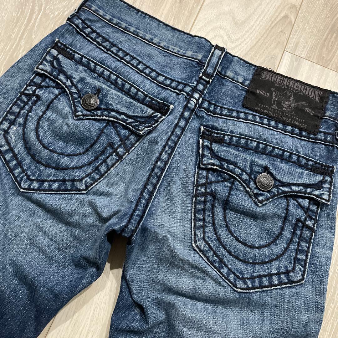 00s トゥルーレリジョン W31 BILLY SUPER T デニムパンツ