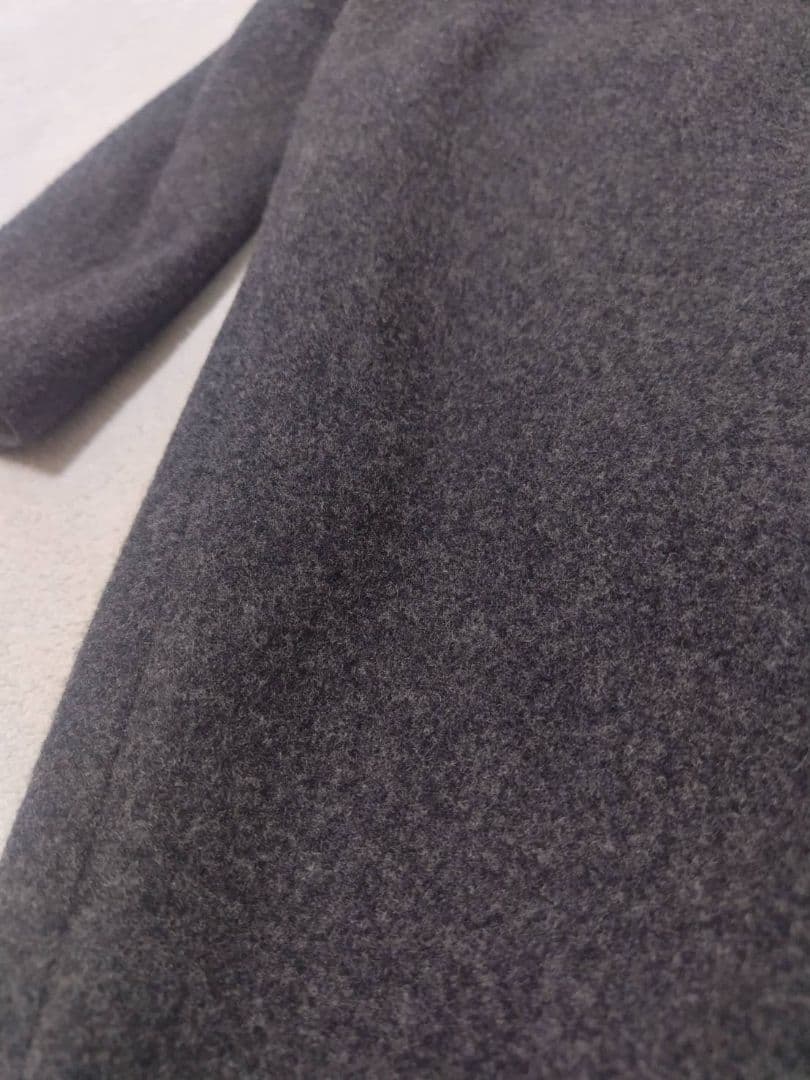 【美品】Theoryluxe ラムウールメルトン コート ロング グレー