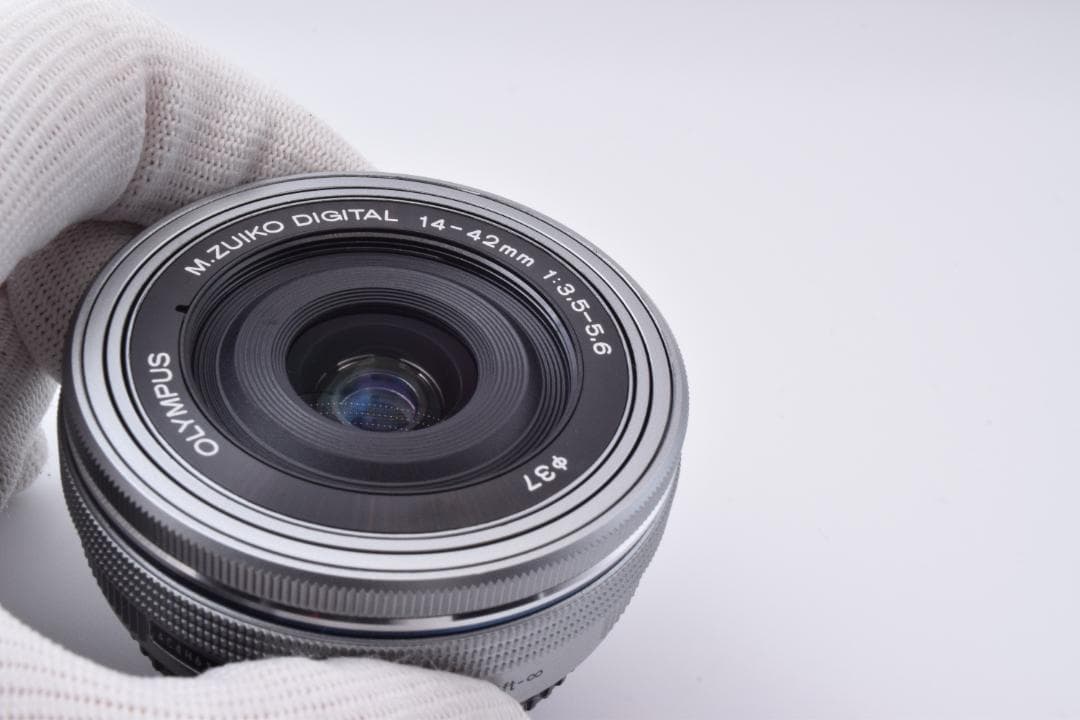 #48b 美品 オリンパス 電動パンケーキ ズームレンズ 14-42mm EZ