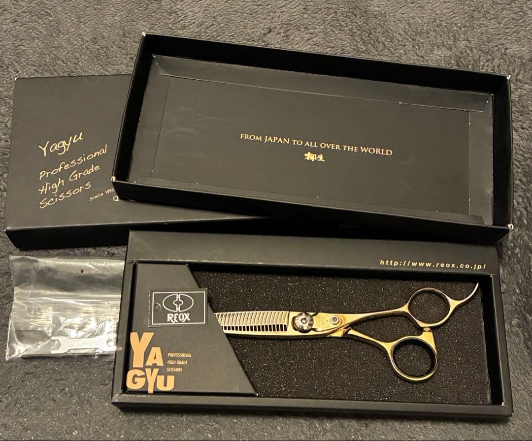 柳生　シザー　セニング　ゴールド