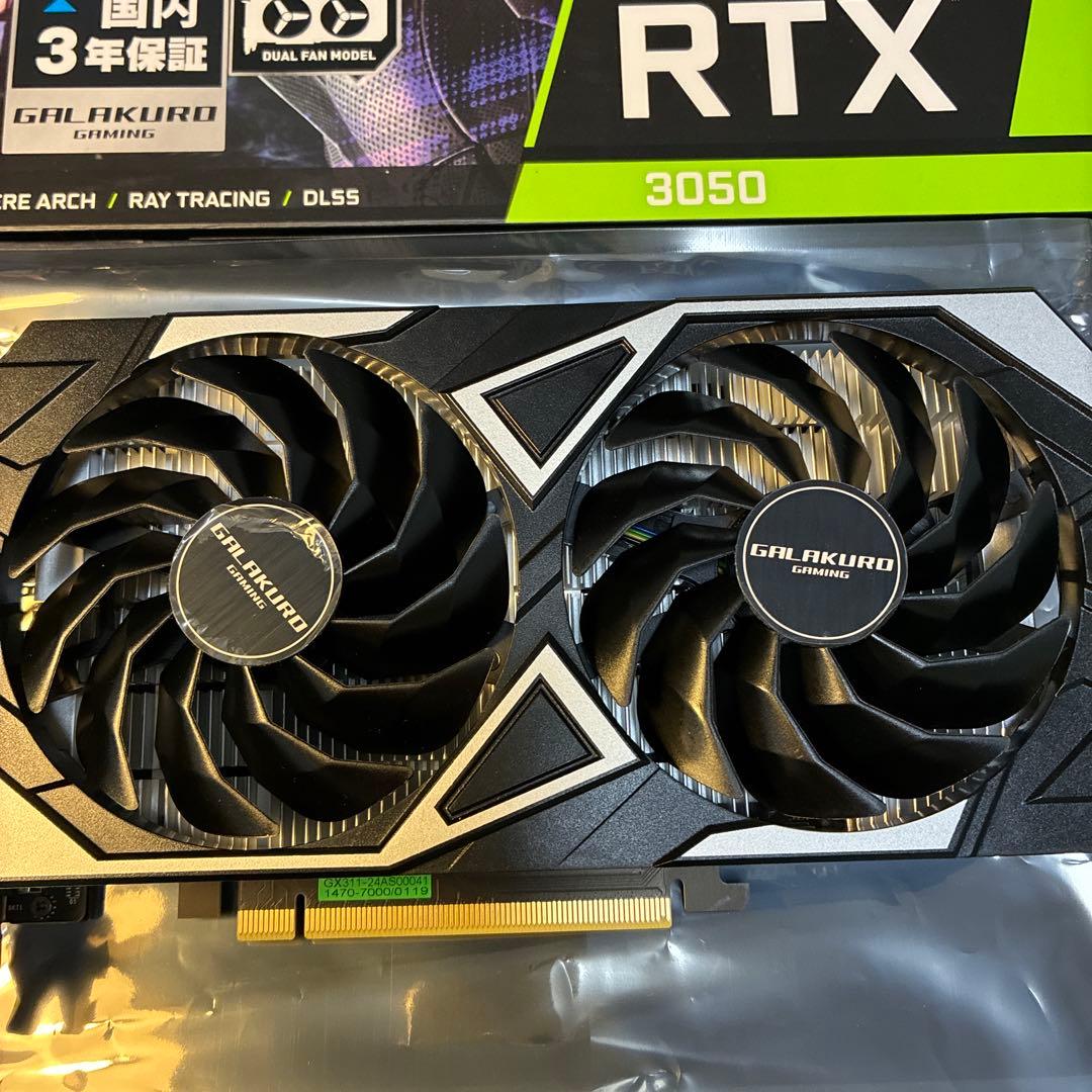 玄人志向 NVIDIA RTX3050 グラフィックボード GDDR6 6GB