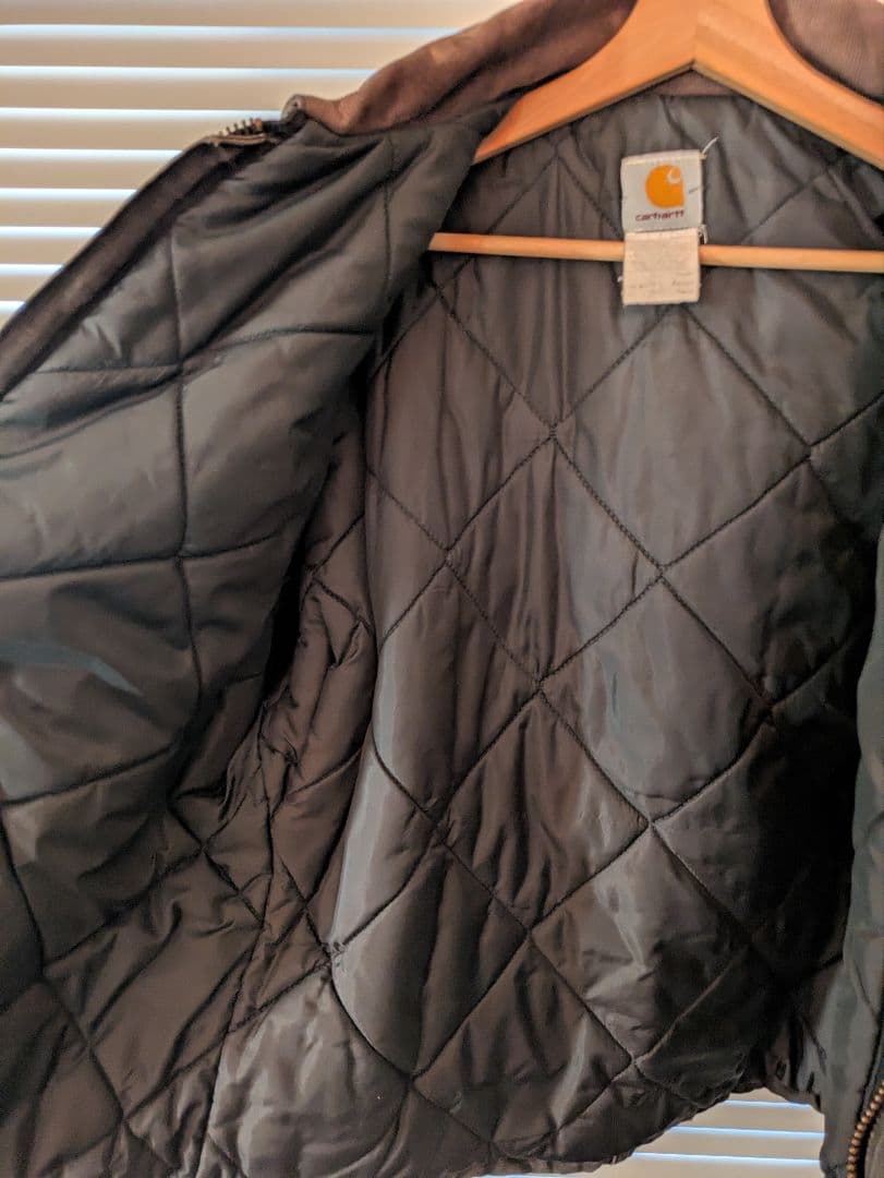 Carhartt トラディショナルジャケット　古着　短丈 ブラック