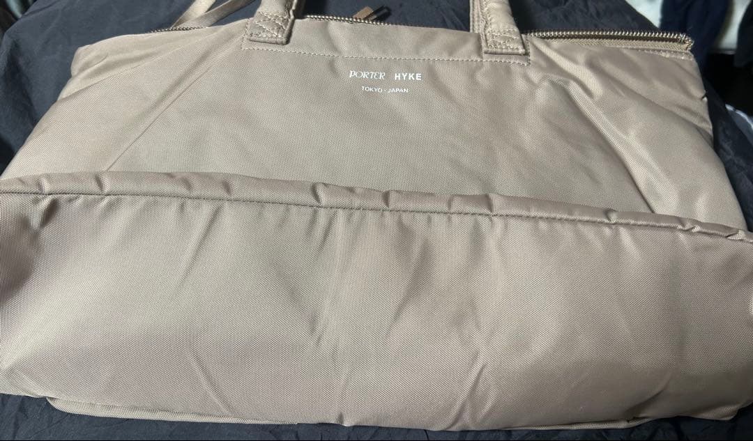 HYKE × PORTER ヘルメットバッグ Sサイズ　ベージュ