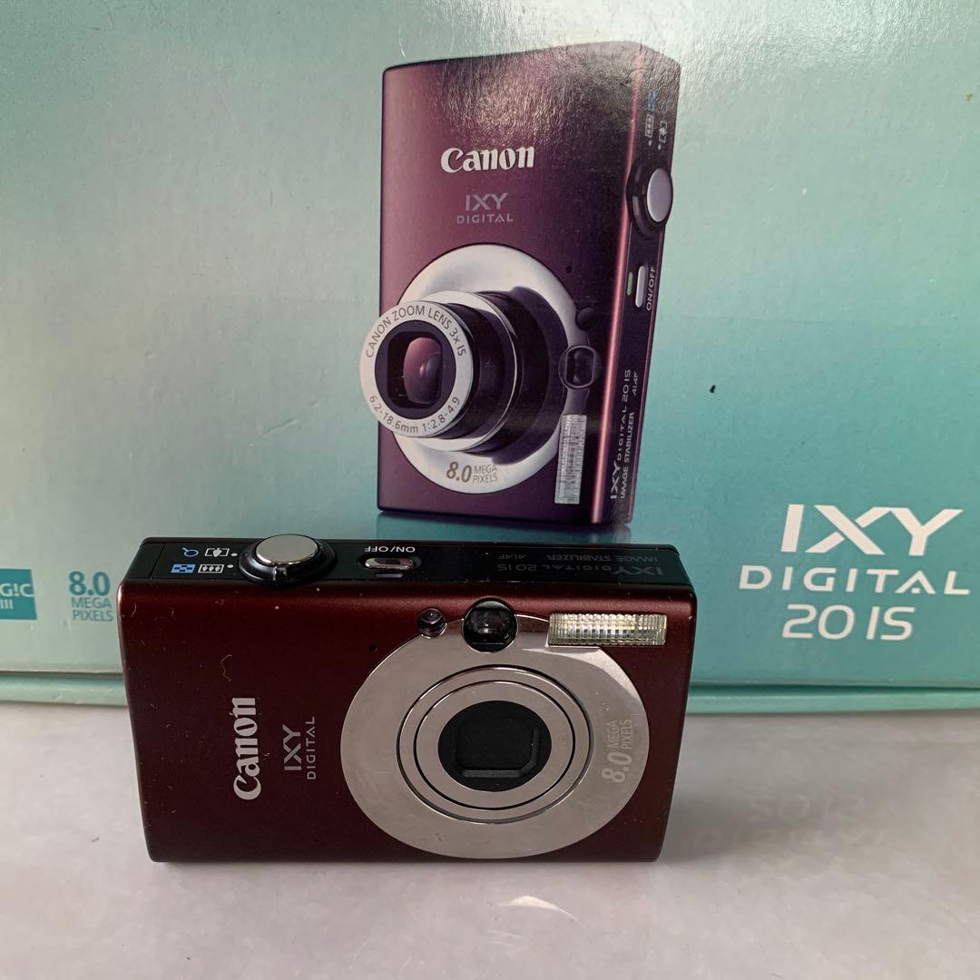 Canon デジカメIXY 20IS ブラウン 説明書、付属品有り、携帯ポーチ