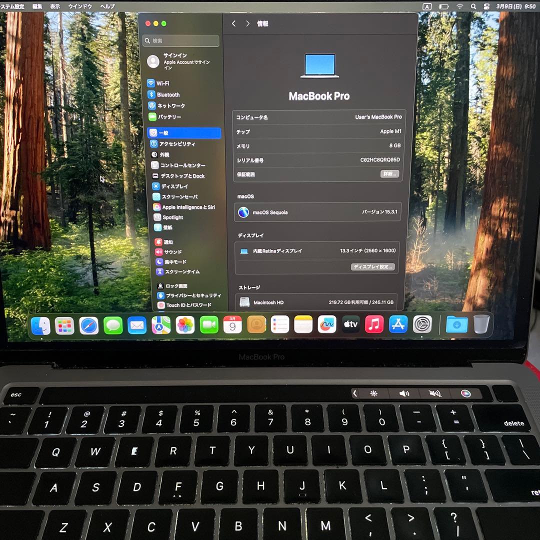 (まいさん専用) MacBook Pro M1 US 配列 8GB/256GB