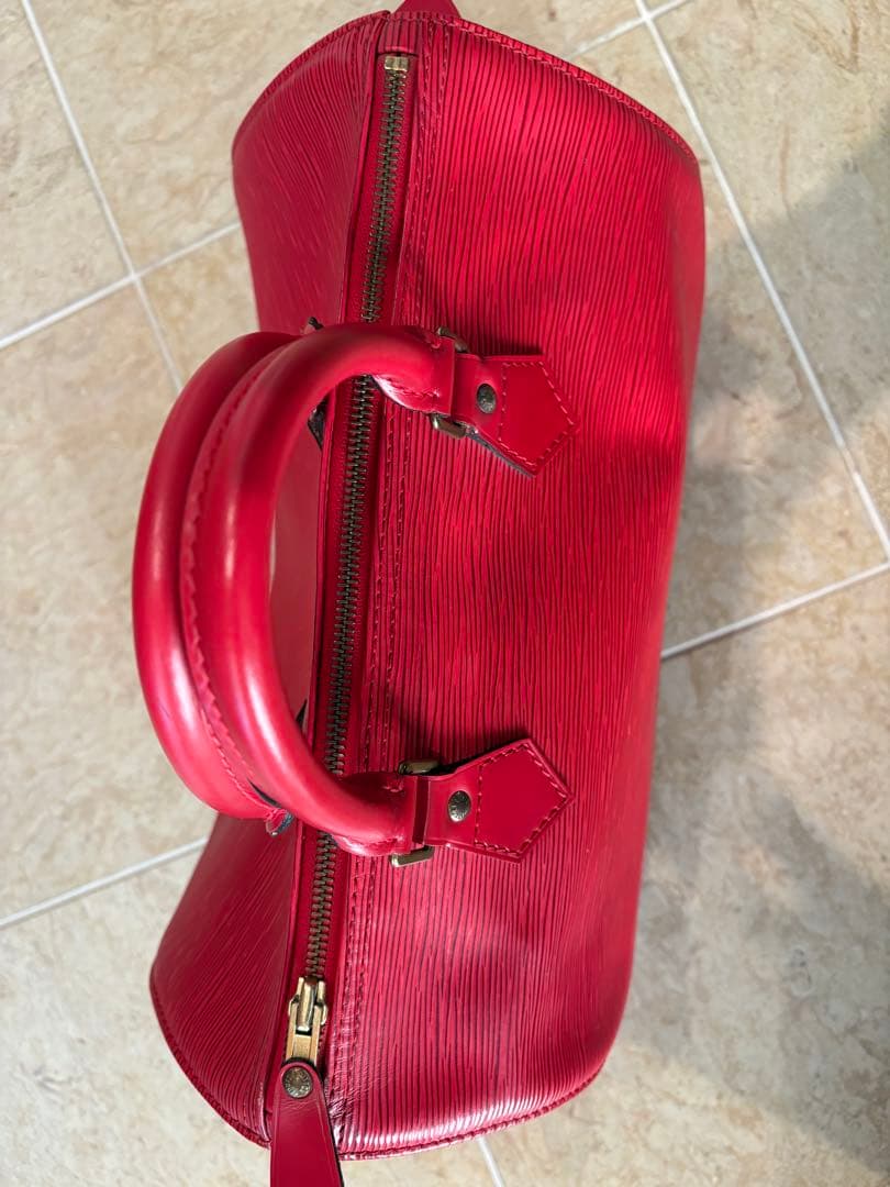 Louis Vuitton エピレザー スピーディ30レッド
