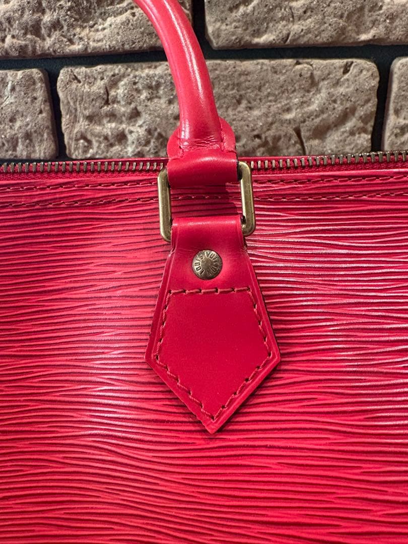 Louis Vuitton エピレザー スピーディ30レッド