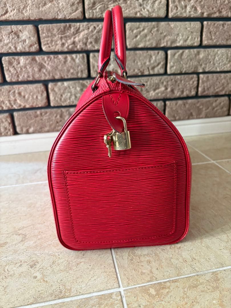 Louis Vuitton エピレザー スピーディ30レッド